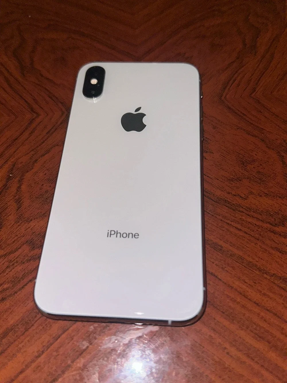 Apple iPhone White Glass Back with Silver Frame